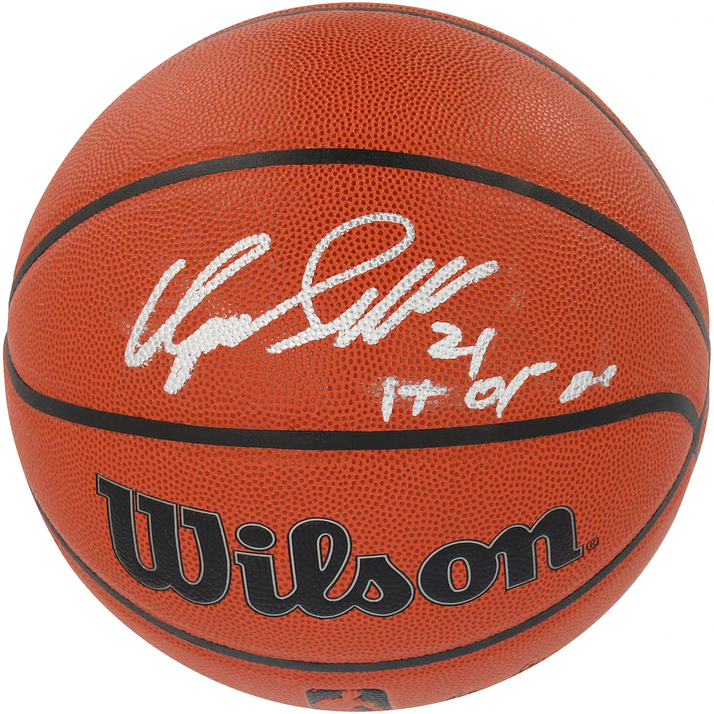 Dominique Wilkins Atlanta Hawks Autographed Wilson Authentic Series Indoor/Outdoor Basketball with "HOF 06" Inscription