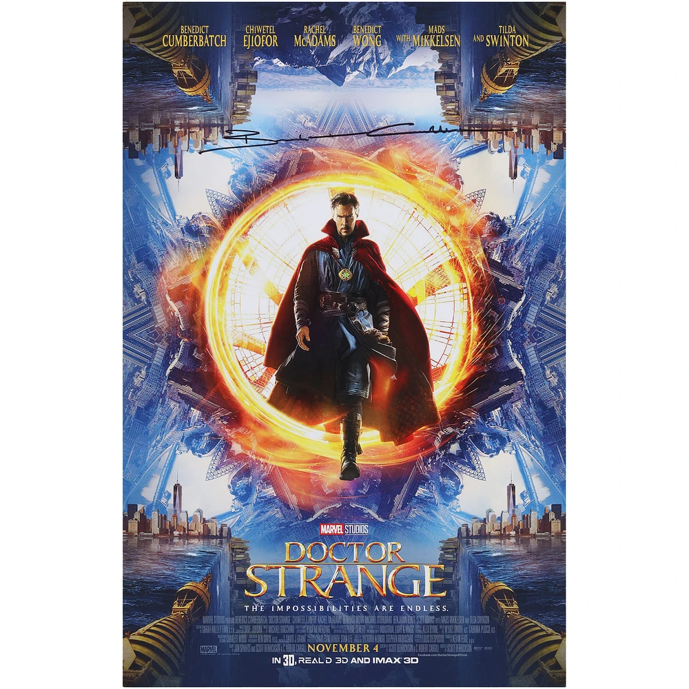 Benedict Cumberbatch Doctor Strange Autographed 11" x 17" Movie Poster