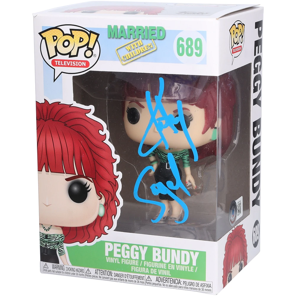 Katey Sagal Married with Children Autographed Peggy Bundy #689 Funko Pop! Vinyl Figure - Signed in Blue Ink - BAS