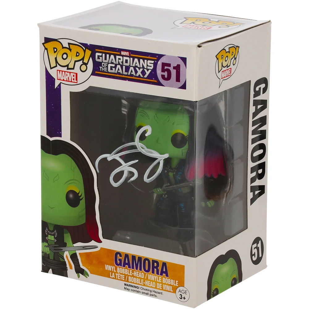 Zoe Saldana Guardians of the Galaxy Autographed Gamora #51 Funko Pop!