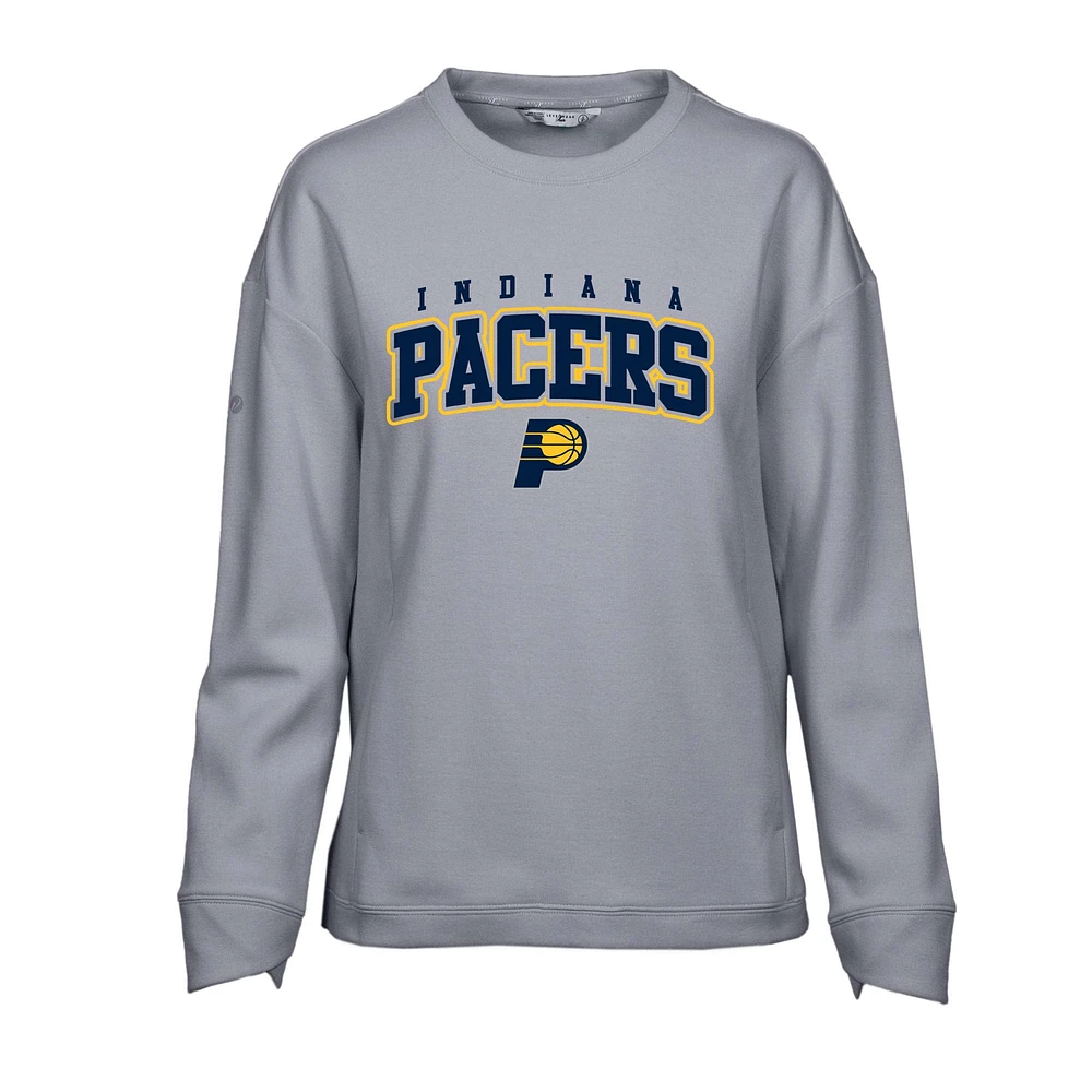 Women's Levelwear Gray Indiana Pacers Fiona Fashion Top