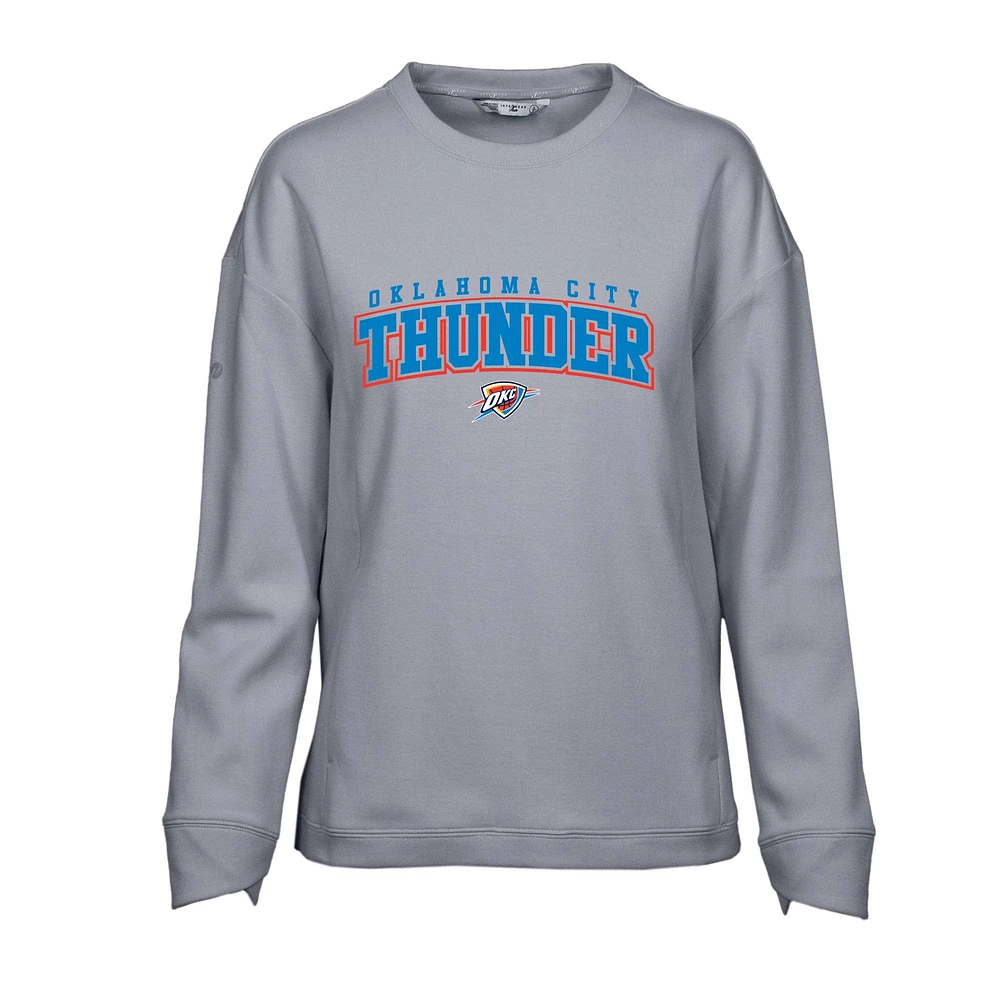 Women's Levelwear Gray Oklahoma City Thunder Fiona Fashion Top