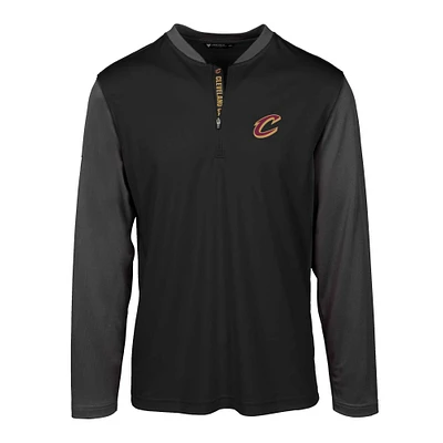 Men's Levelwear Black Cleveland Cavaliers Spector Insignia Core Quarter-Zip Pullover Top