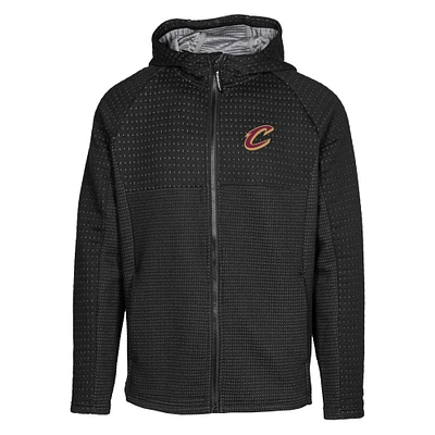 Men's Levelwear Black Cleveland Cavaliers Durham Insignia Core Full-Zip Hoodie