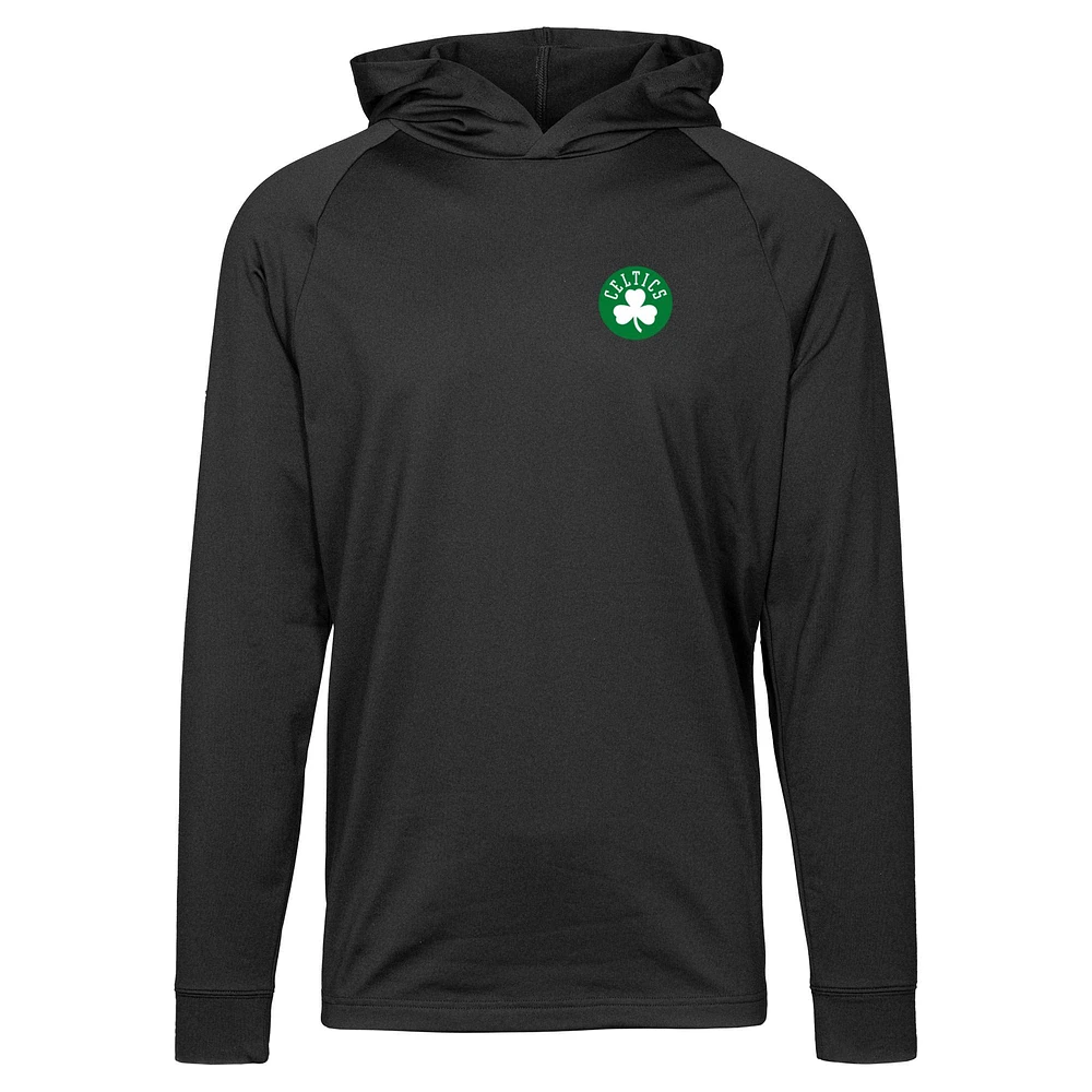 Men's Levelwear Black Boston Celtics Dimension Insignia Core Pullover Hoodie