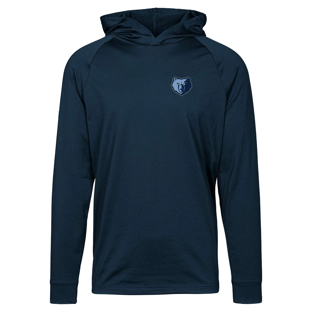 Men's Levelwear Navy Memphis Grizzlies Dimension Insignia Core Pullover Hoodie