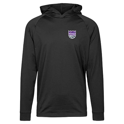 Men's Levelwear Black Sacramento Kings Dimension Insignia Core Pullover Hoodie