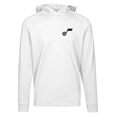Men's Levelwear White Utah Jazz Dimension Insignia Core Pullover Hoodie