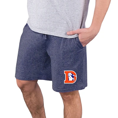 Men's Concepts Sport Navy Denver Broncos Quest Knit Jam Shorts