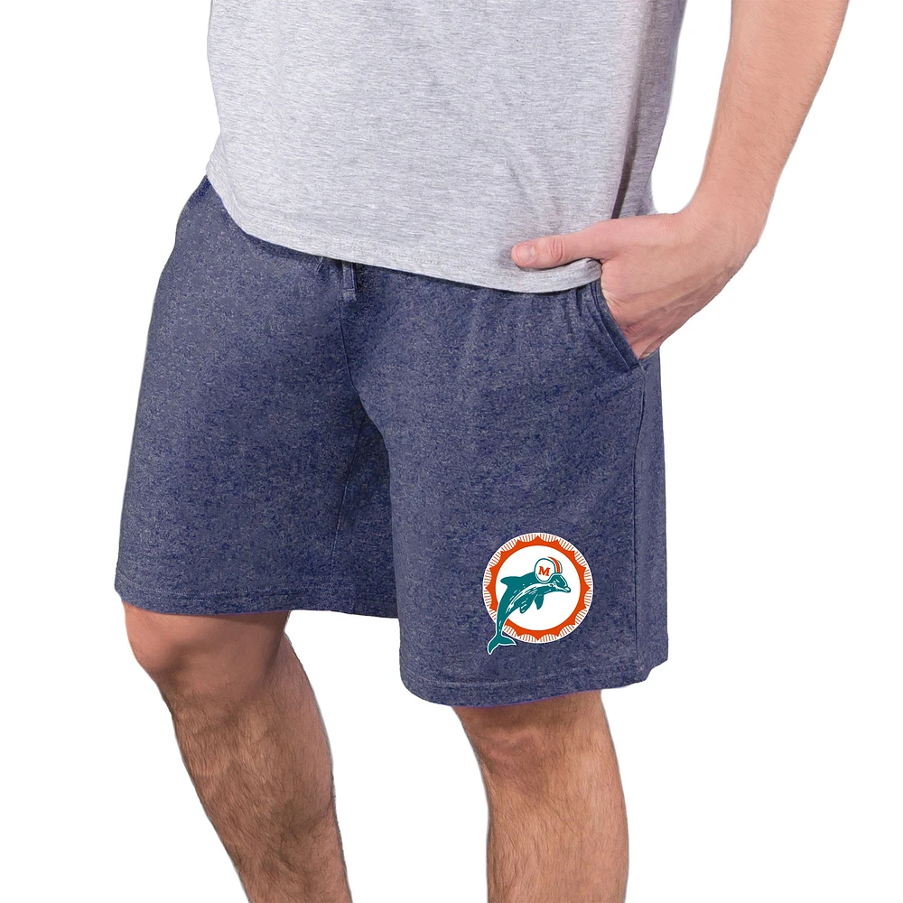 Men's Concepts Sport Navy Miami Dolphins Quest Knit Jam Shorts