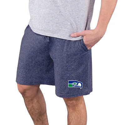 Men's Concepts Sport College Navy Seattle Seahawks Quest Knit Jam Shorts