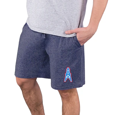 Men's Concepts Sport Navy Tennessee Titans Quest Knit Jam Shorts