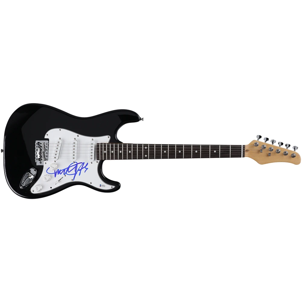 Michael J. Fox Autographed Guitar - Signed in Blue Ink - BAS