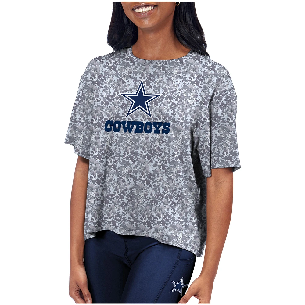 Women's Certo Charcoal Dallas Cowboys Turnout T-Shirt