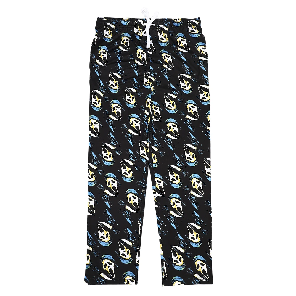 Men's Black Scream Pajama Pants