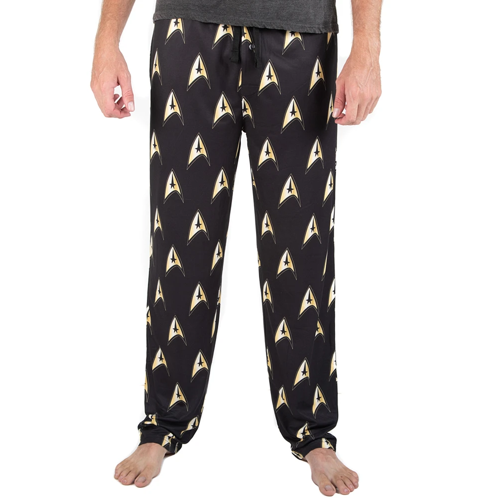 Men's Black Star Trek Pajama Pants