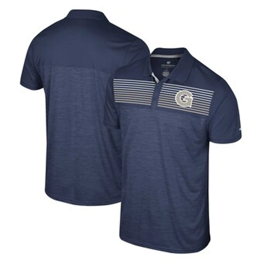 Men's Colosseum Navy Georgetown Hoyas Langmore Polo