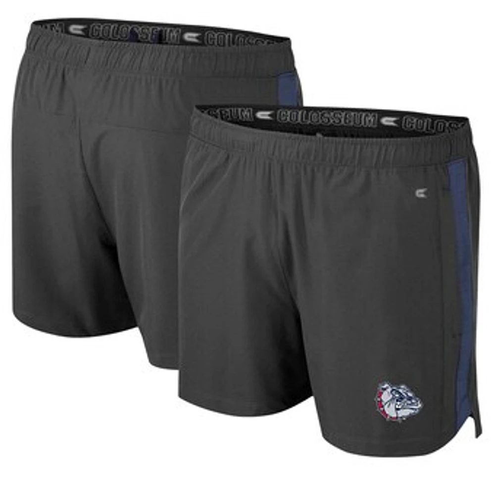 Men's Colosseum Charcoal Gonzaga Bulldogs Langmore Shorts