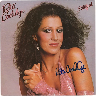Rita Coolidge Autographed Satisfied Album - BAS
