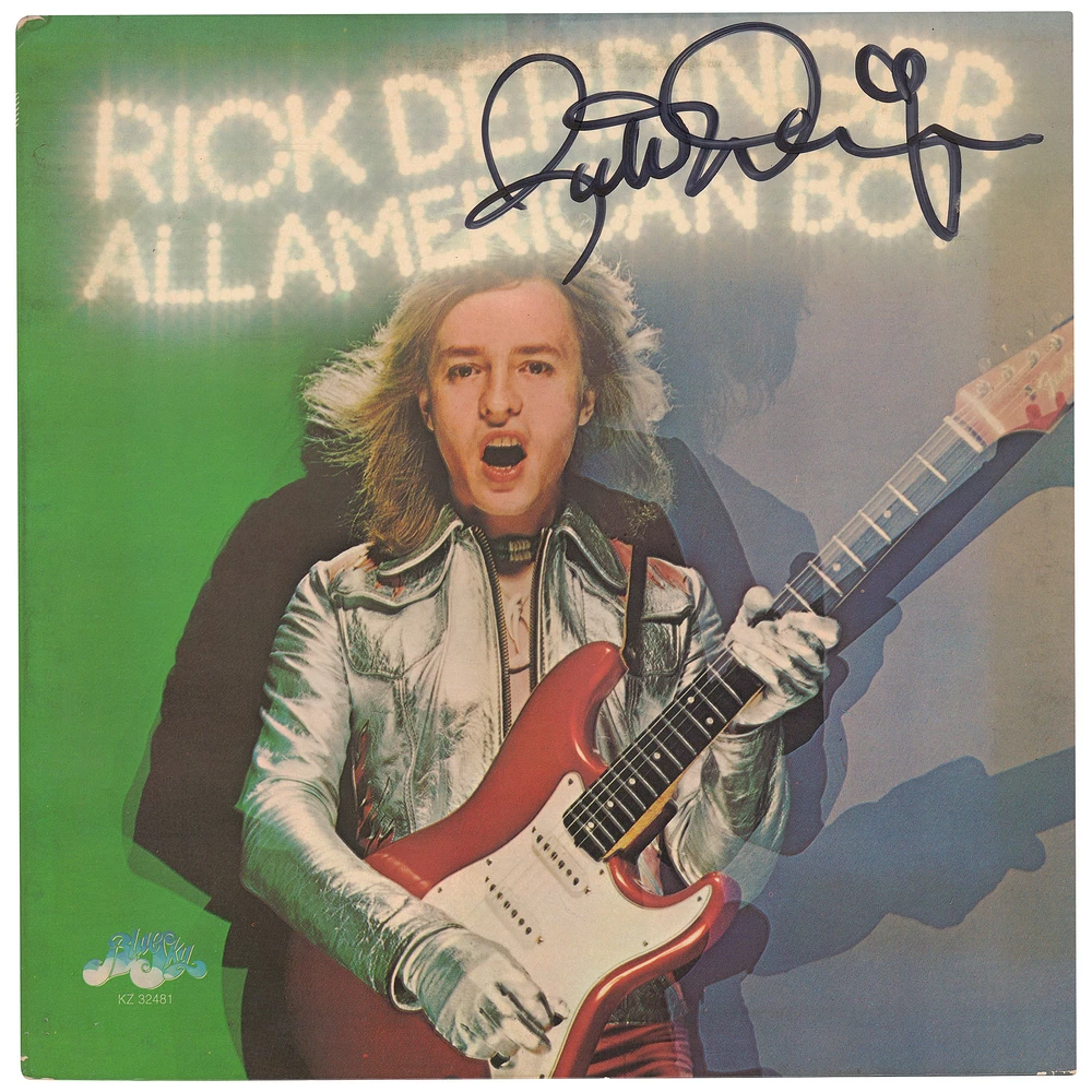 Rick Derringer Autographed All American Boy Album - JSA