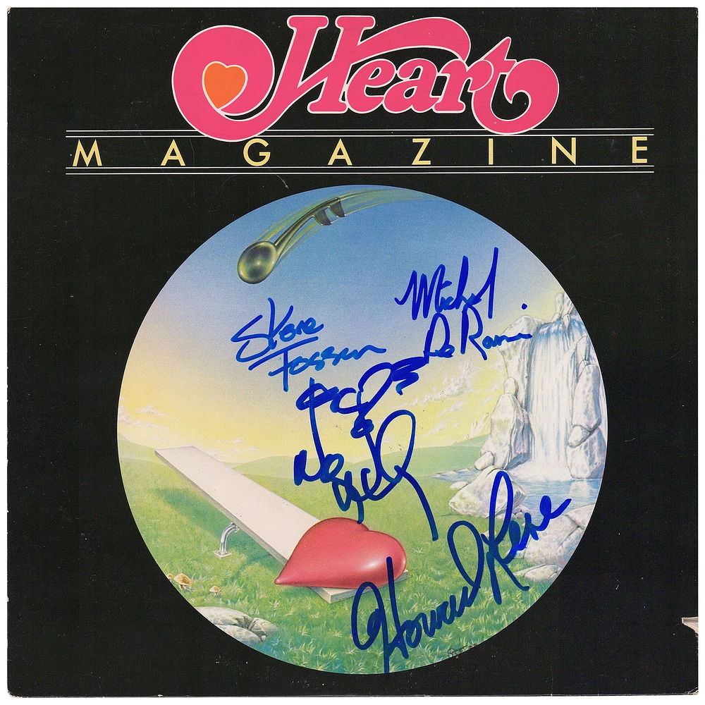 Heart Autographed Magazine Album with 4 Signatures - BAS