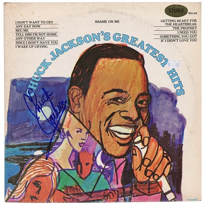 Chuck Jackson Autographed Greatest Hits Album - BAS