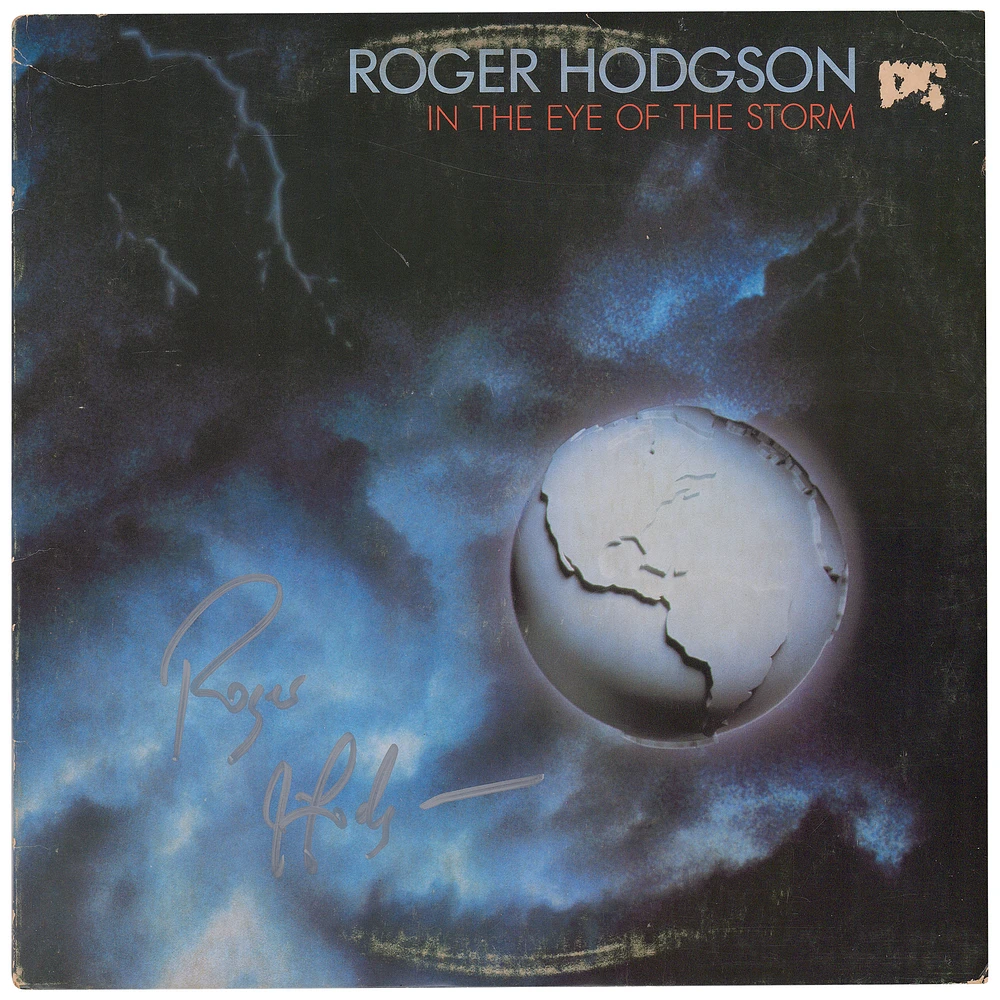 Roger Hodgson Autographed In The Eye Of The Storm Album - JSA