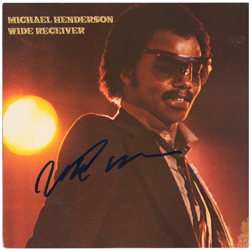 Michael Henderson Autographed Wide Receiver Album - BAS