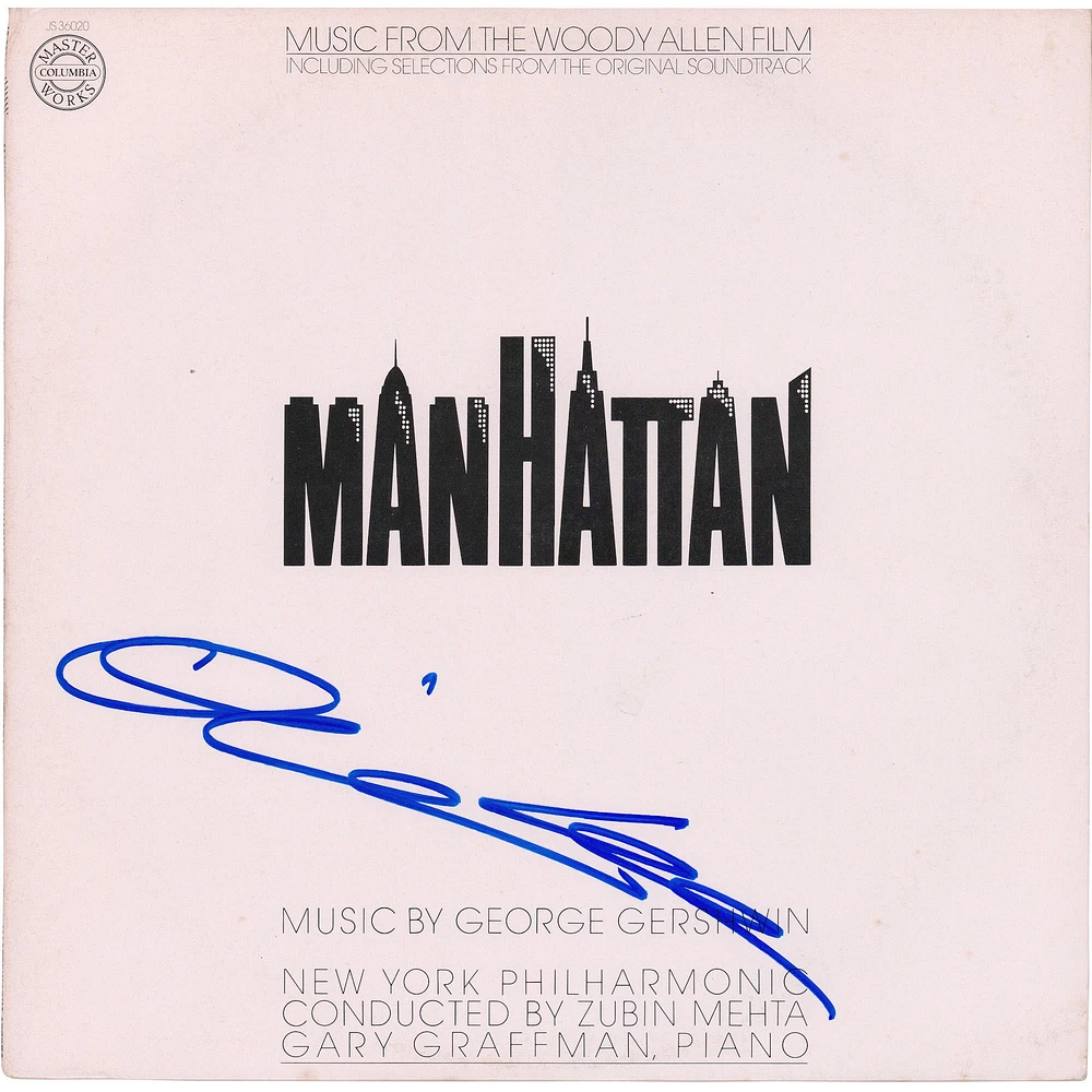 Diane Keaton Autographed Manhattan Film Album - JSA