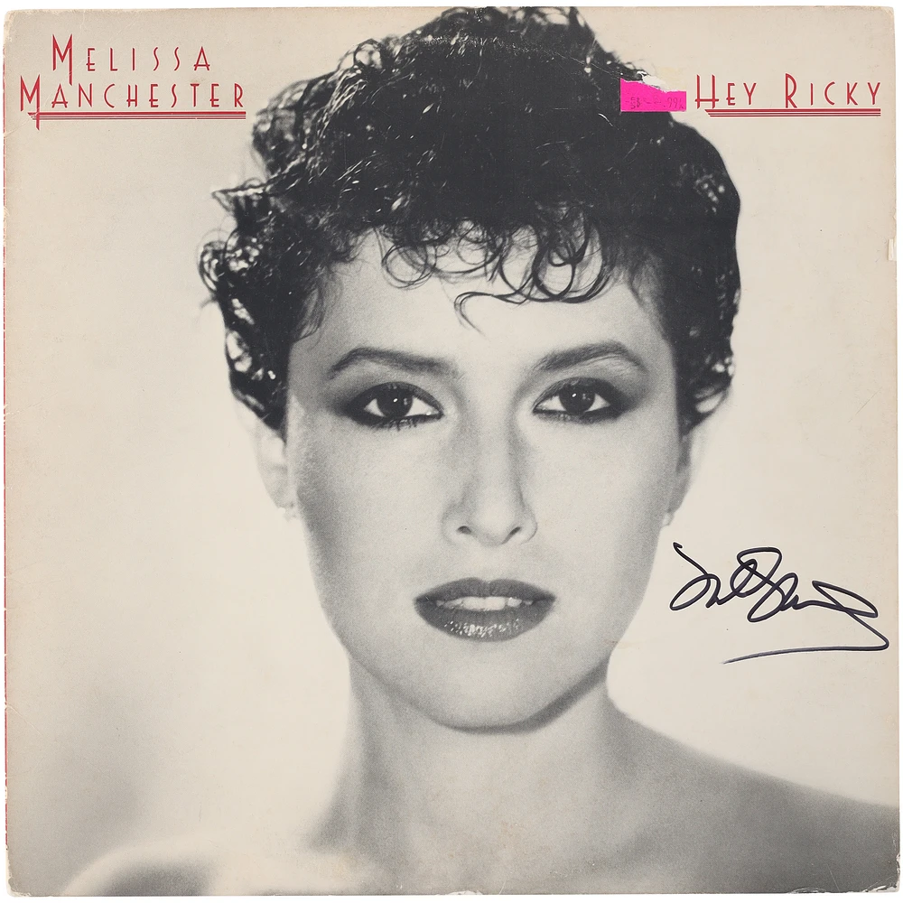 Melissa Manchester Autographed Hey Ricky Album - BAS