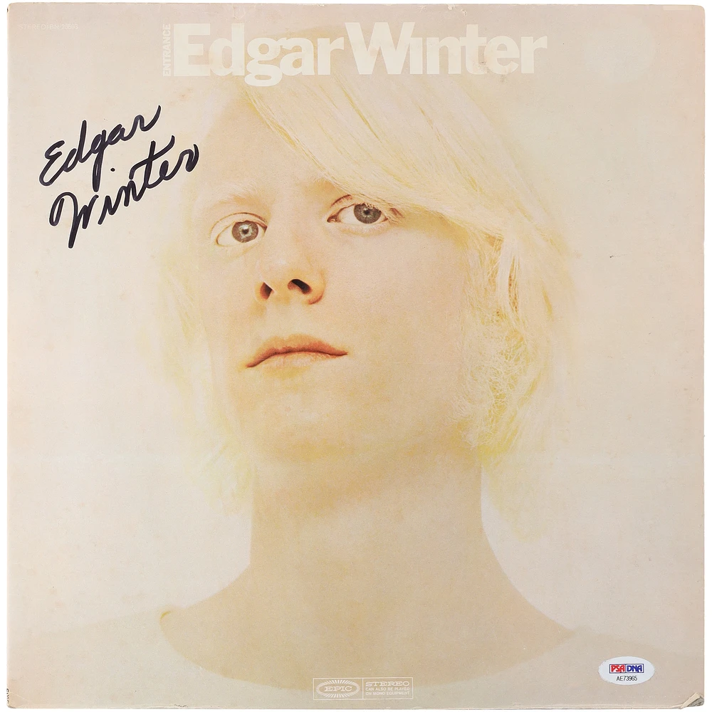 Edgar Winter Autographed Entrance Album - PSA
