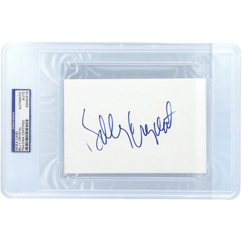 Billy Crystal Slabbed Cut Autograph - PSA