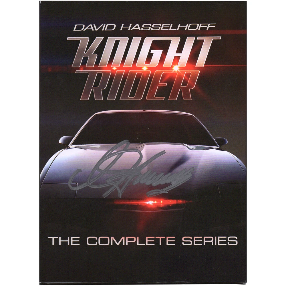 David Hasselhoff Autographed Knight Rider Complete Seasons DVD Set - BAS