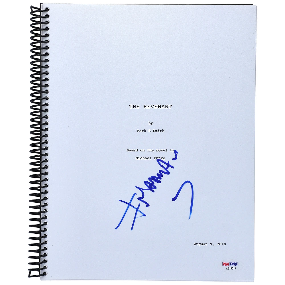 Alejandro Inarritu Autographed The Revenant Replica Movie Script - PSA