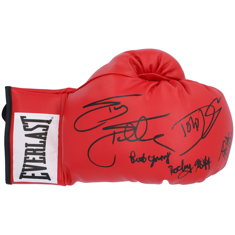 Rocky IV Cast Autographed Boxing Glove with Signatures
