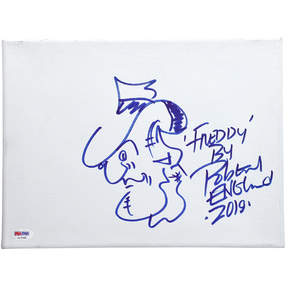 Robert Englund Autographed Nightmare on Elm Street 8" x 10" Canvas with "Freddy" Inscription - PSA
