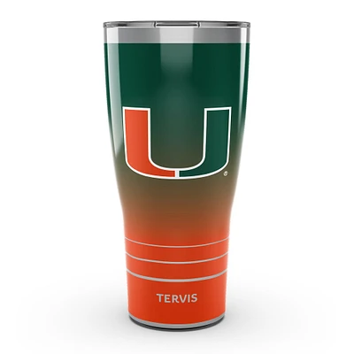 Tervis Miami Hurricanes 30oz. Ombre Stainless Steel Tumbler