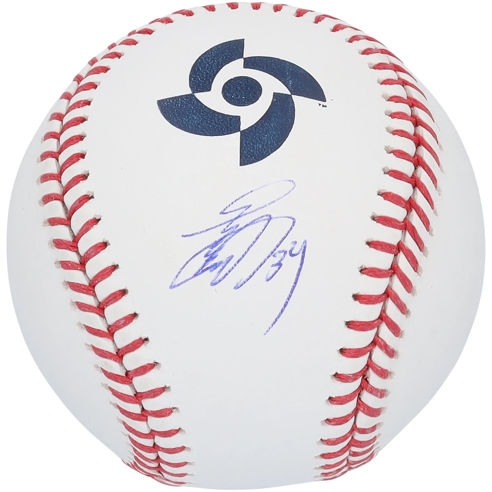 Masataka Yoshida Japan Baseball Autographed World Logo Baseball