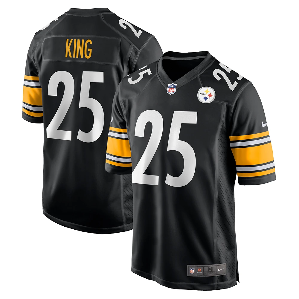 Men's Nike Desmond King Black Pittsburgh Steelers Game Jersey
