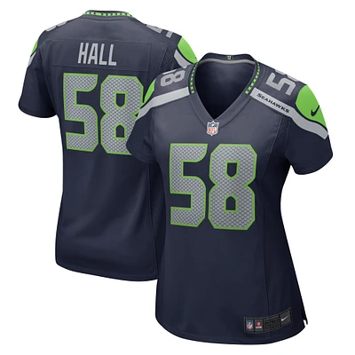 Women's Nike Derick Hall College College Navy Seattle Seahawks Team Game Jersey