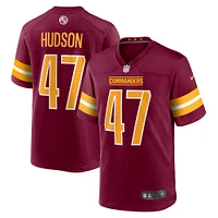 Men's Nike Khaleke Hudson  Burgundy Washington Commanders  Game Jersey