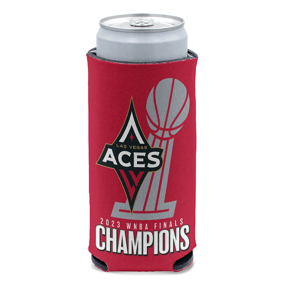 WinCraft Las Vegas Aces 2023 WNBA Finals Champions 12oz. Slim Can Cooler