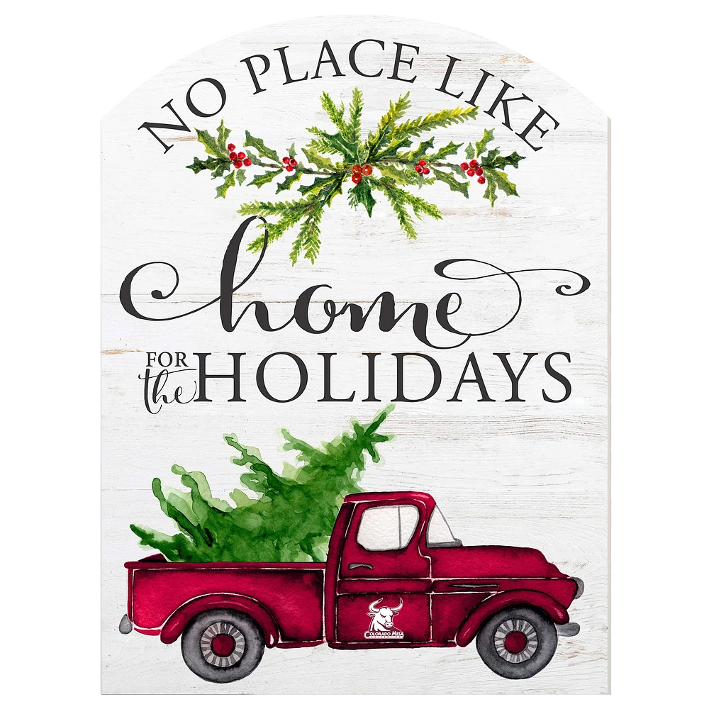 CMU Mavericks 16'' x 22'' Holiday Marquee Sign