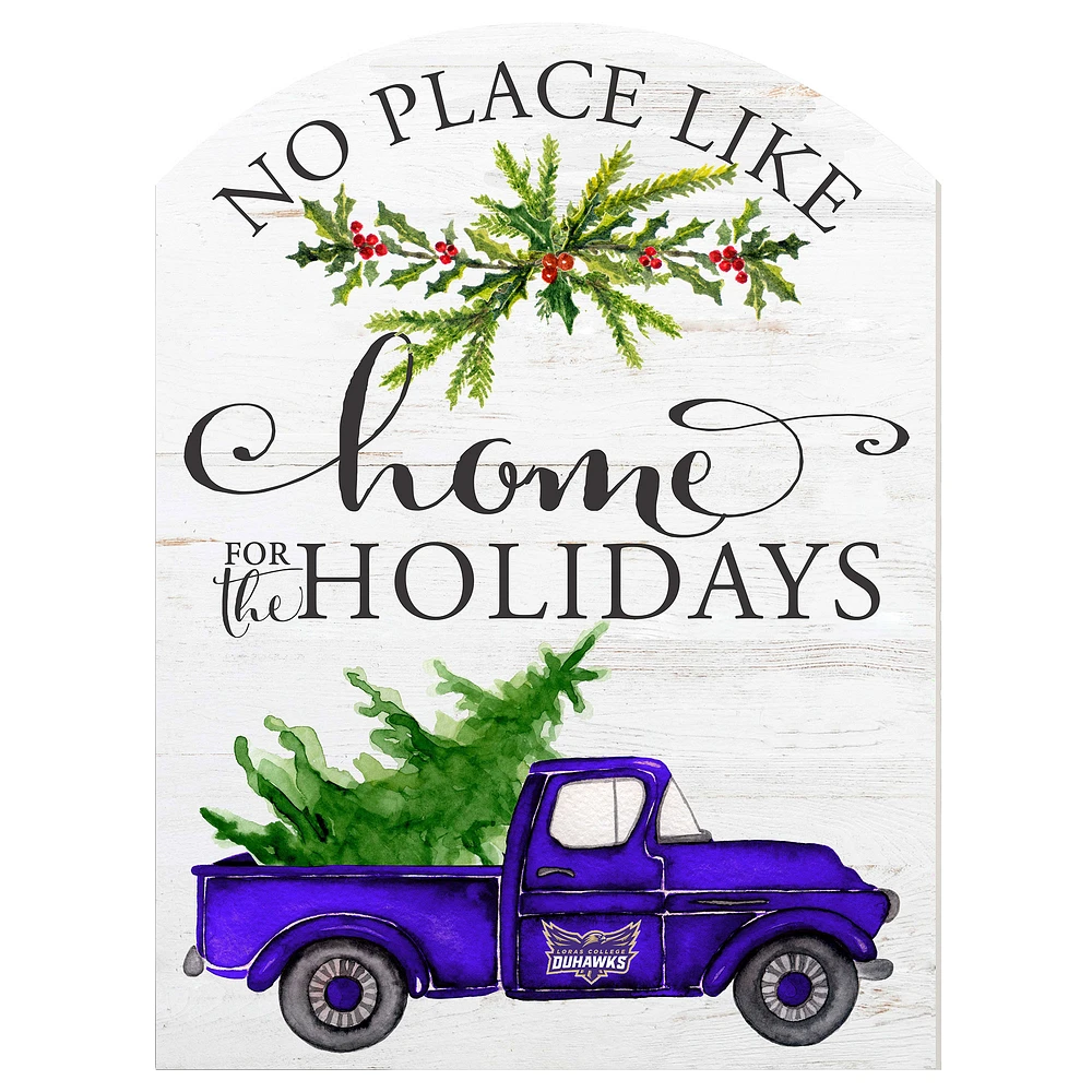 Loras College Duhawks 16'' x 22'' Holiday Marquee Sign