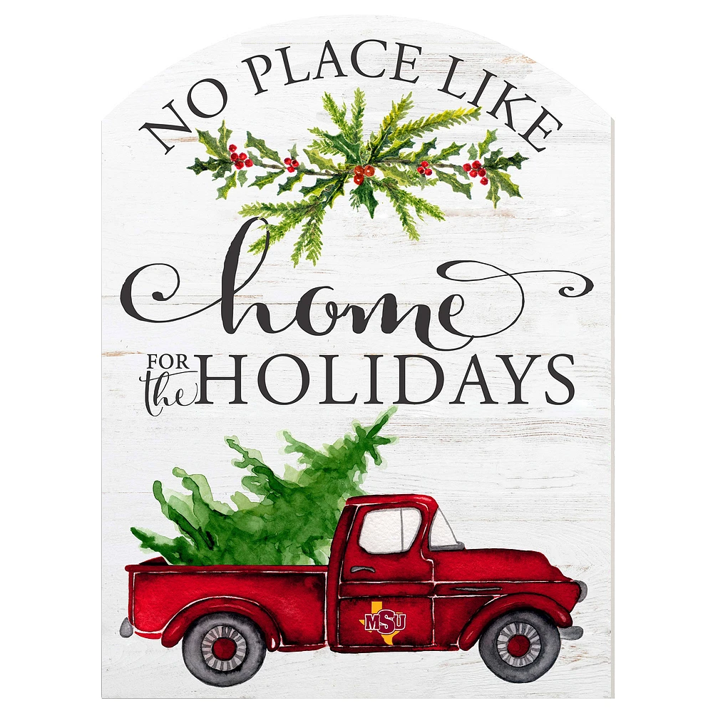 Midwestern State Mustangs 16'' x 22'' Holiday Marquee Sign