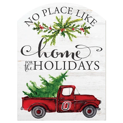 Nebraska Omaha Mavericks 16'' x 22'' Holiday Marquee Sign