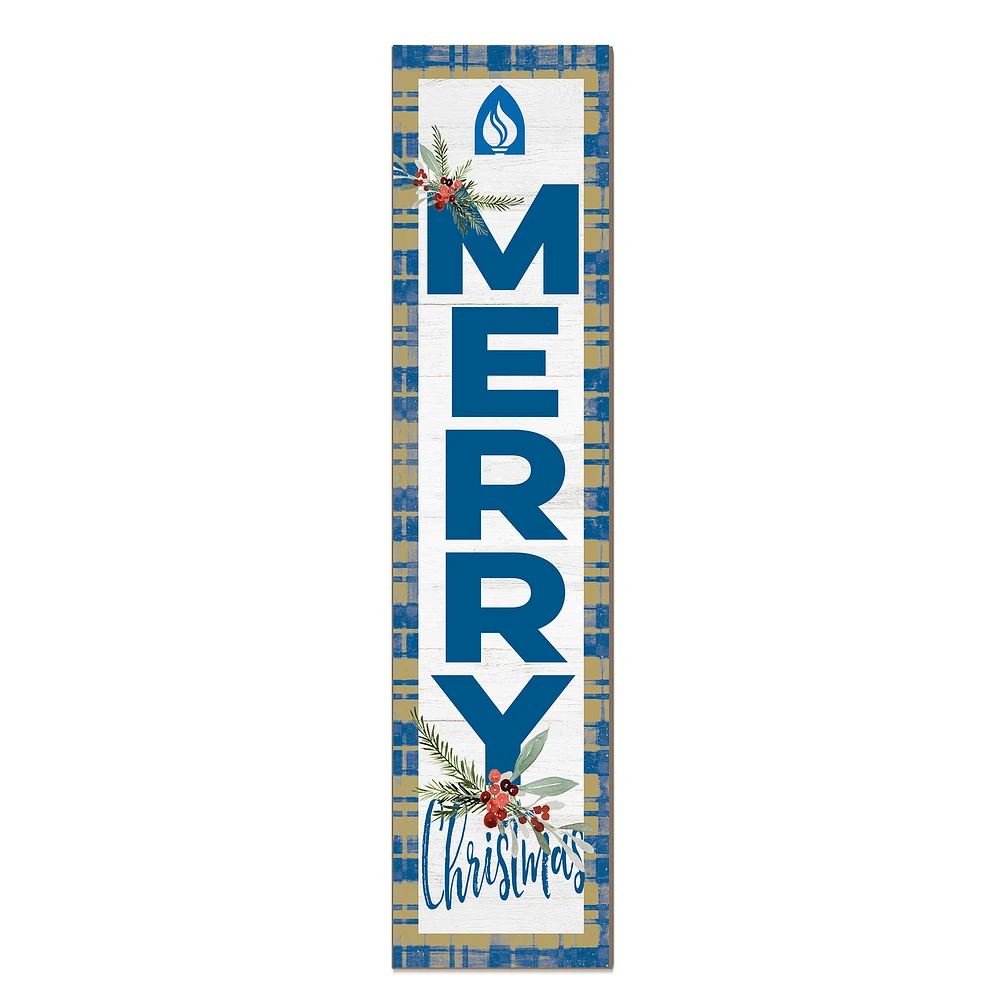 Andrews University Cardinals 12'' x 48'' Outdoor Merry Christmas Leaner