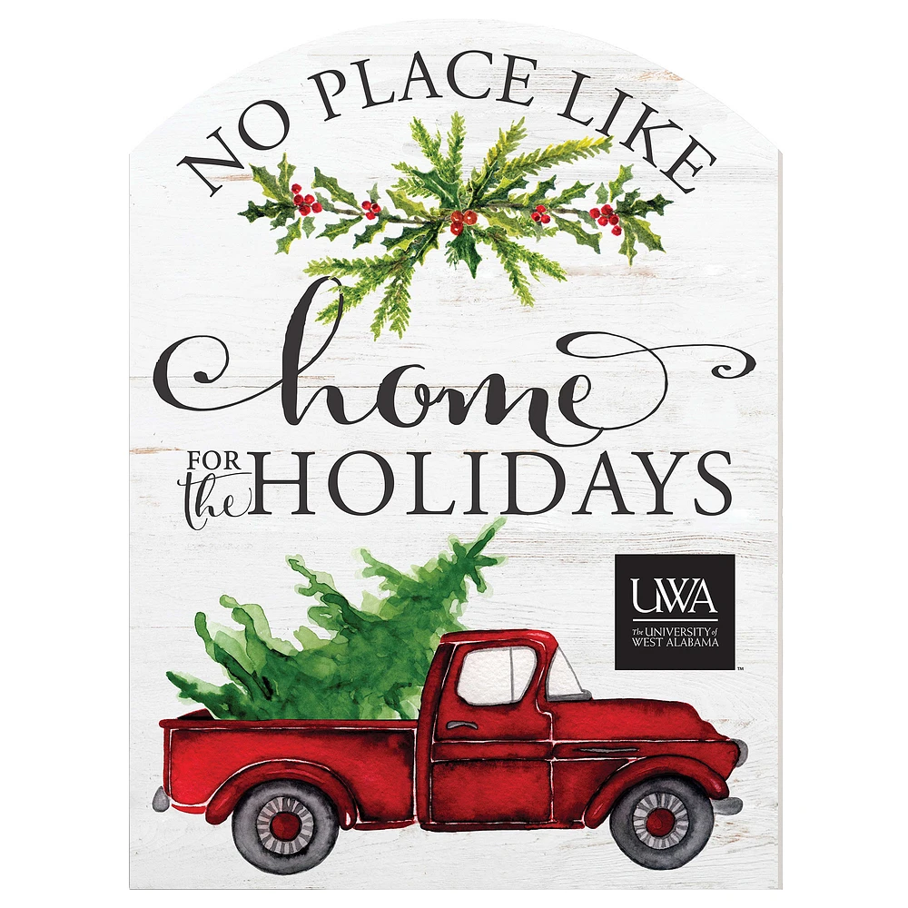 West Alabama Tigers 16'' x 22'' Holiday Marquee Sign