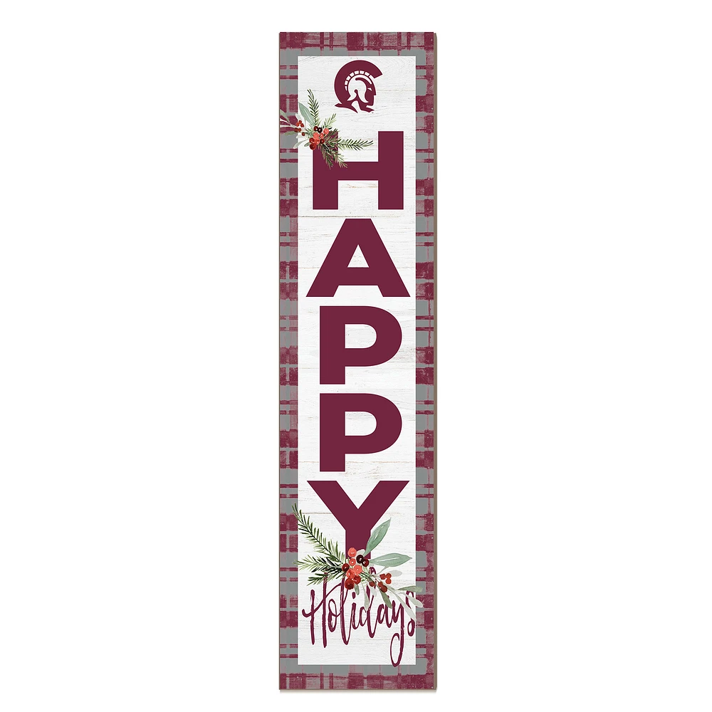 Arkansas Little Rock Trojans 12'' x 48'' Outdoor Merry Christmas Leaner