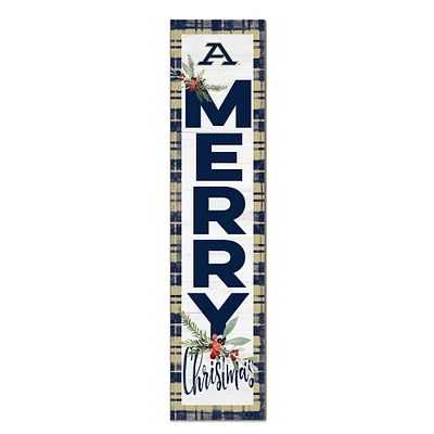 Akron Zips 12'' x 48'' Outdoor Merry Christmas Leaner